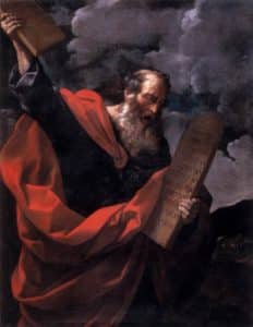 Guido Reni Moses with the Tables of the Law WGA19289