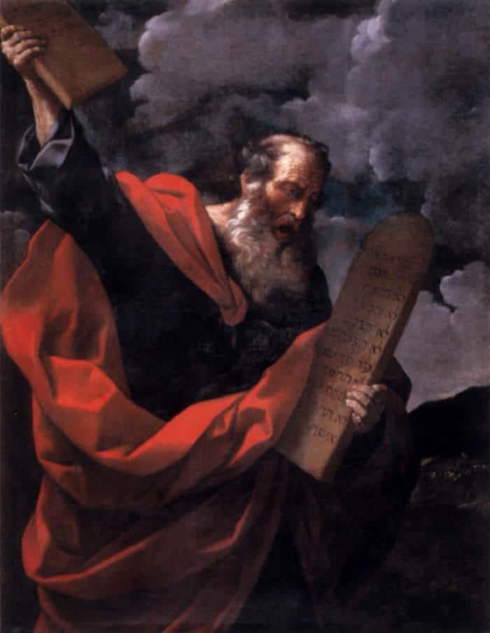 Guido Reni Moses with the Tables of the Law WGA19289